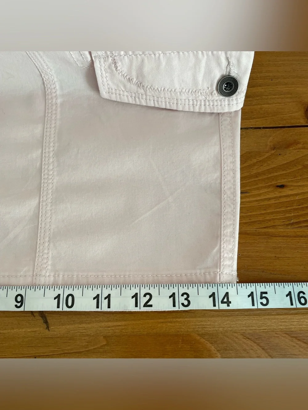 Style & Co. Light Pink Shorts Cotton Midrise Comfort Waist Size 18W